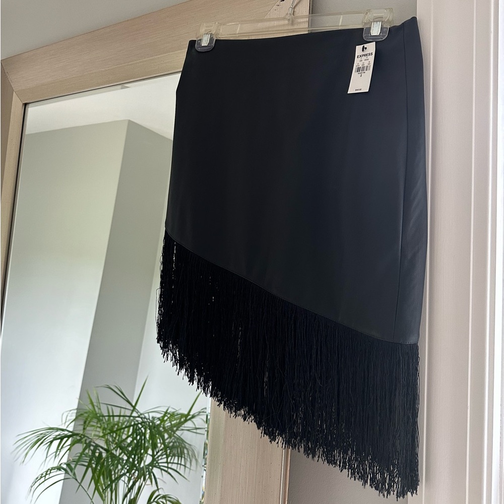 Black Leather Skirt